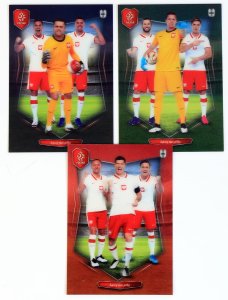 3 cards 3D set - POLAND official cards collection 