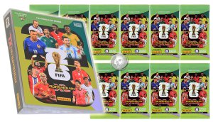 ALBUM + 10 booster packs 80 cards 2026 WORLD CUP panini