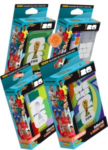 4 x POCKET TIN full set BOX 2026 FIFA WORLD CUP - NORDIC Edition