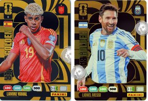 2 cards set GOLDEN BALLER Yamal + Messi 2026 FIFA WORLD CUP - GOLDEN BALLERS 