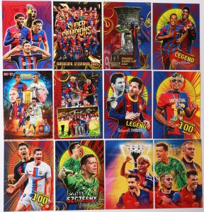 12 cards full set FC BARCELONA 2025 fantop cards collection