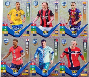 352 - 451 FANS SILVER select cards 2027 FIFA 365