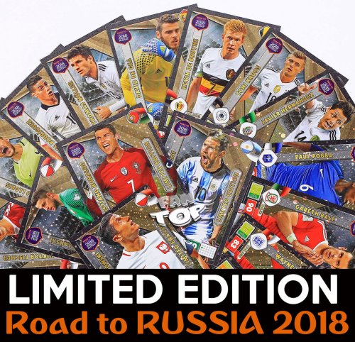 01 Limited Edition - cards select - ROAD TO WORLD CUP 2018 fantop.pl 01 Limited Edition - cards select - ROAD TO WORLD CUP 2018 fantop.pl