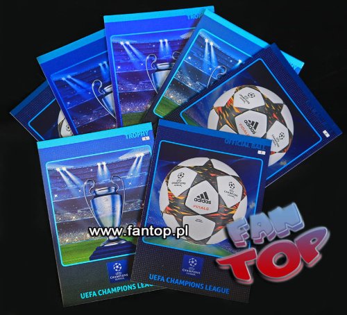 TROPHY  OFFICIAL BALL CHAMPIONS LEAGUE 2014 2015 PANINI ADRENALYN XL UEFA