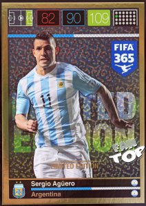 AGUERO Sergio - XXL Limited Edition FIFA 365 not mint